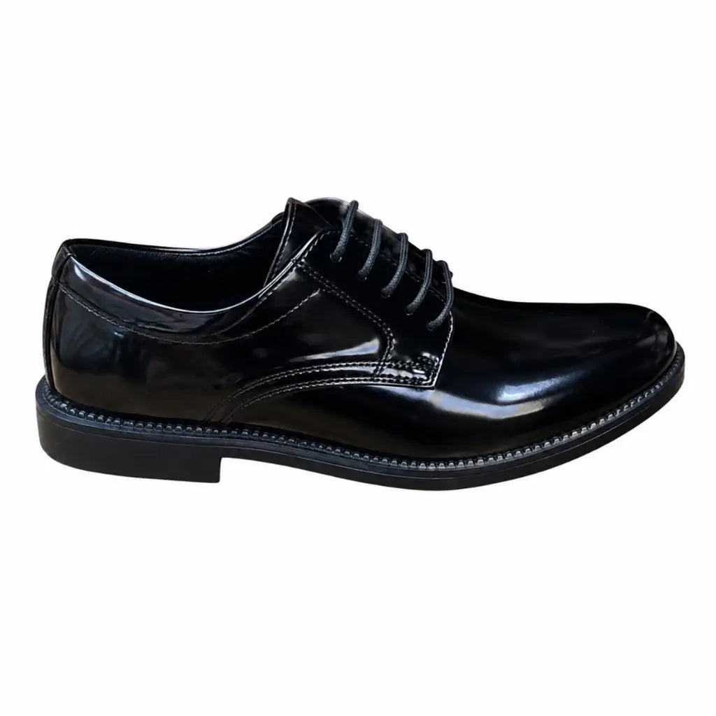 Sapato Patriota Verniz Preto Marinha