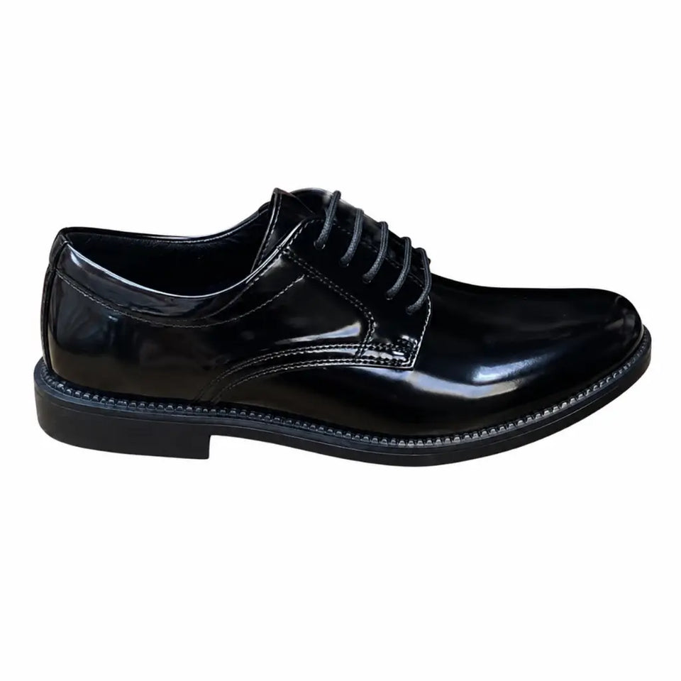 Sapato Patriota Verniz Preto Marinha