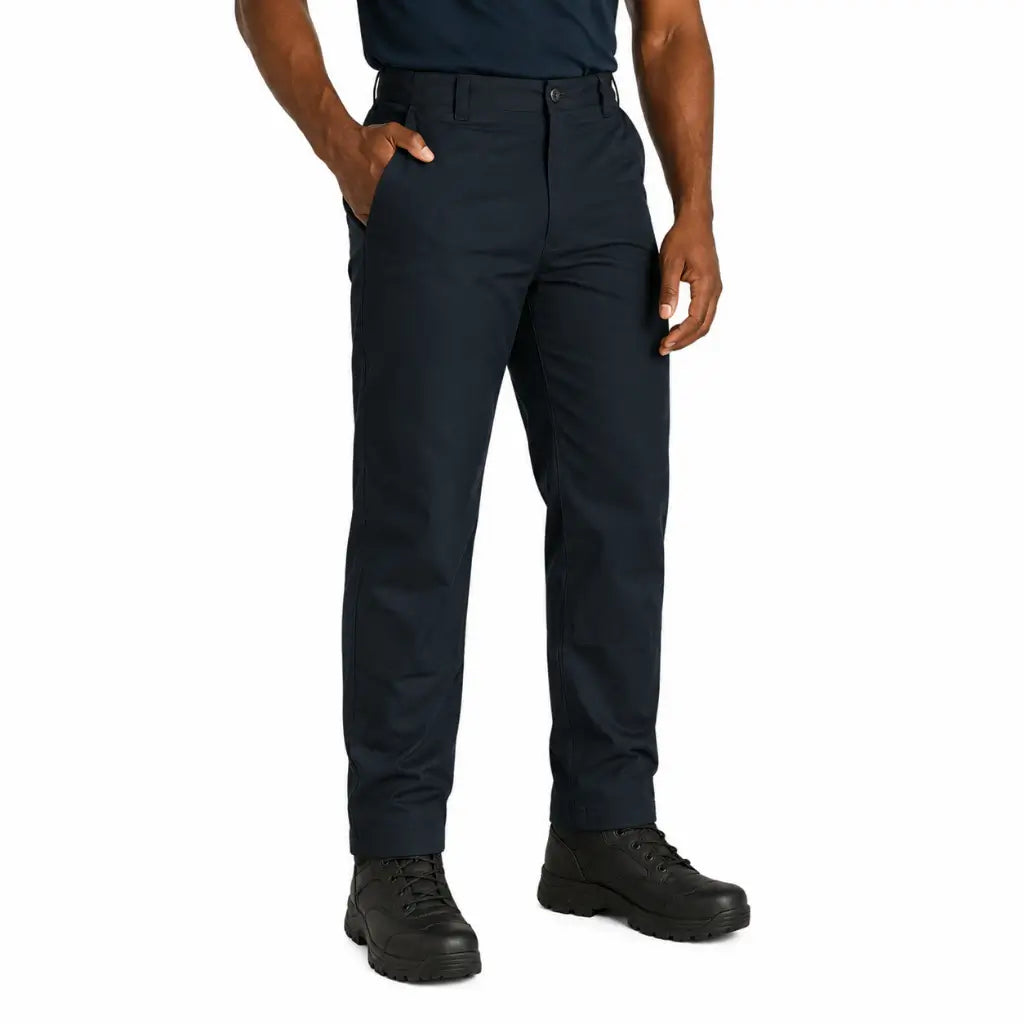 Calça Operativo OP3 PA Premium azul-marinho com botão e zíper frontal