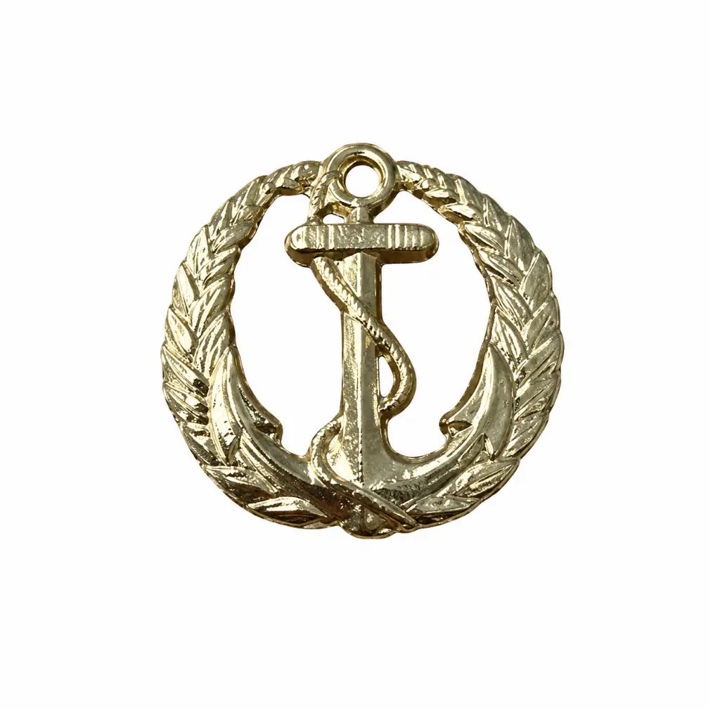 Breve Metal Dourado Egn C-Sup Marinha do Brasil