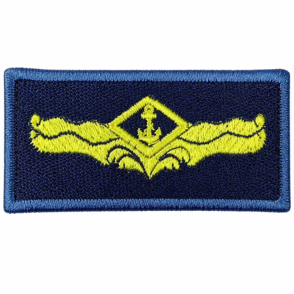 Breve Mb  Bordado Azul Aperf Auxiliar Armada Marinha do Brasil