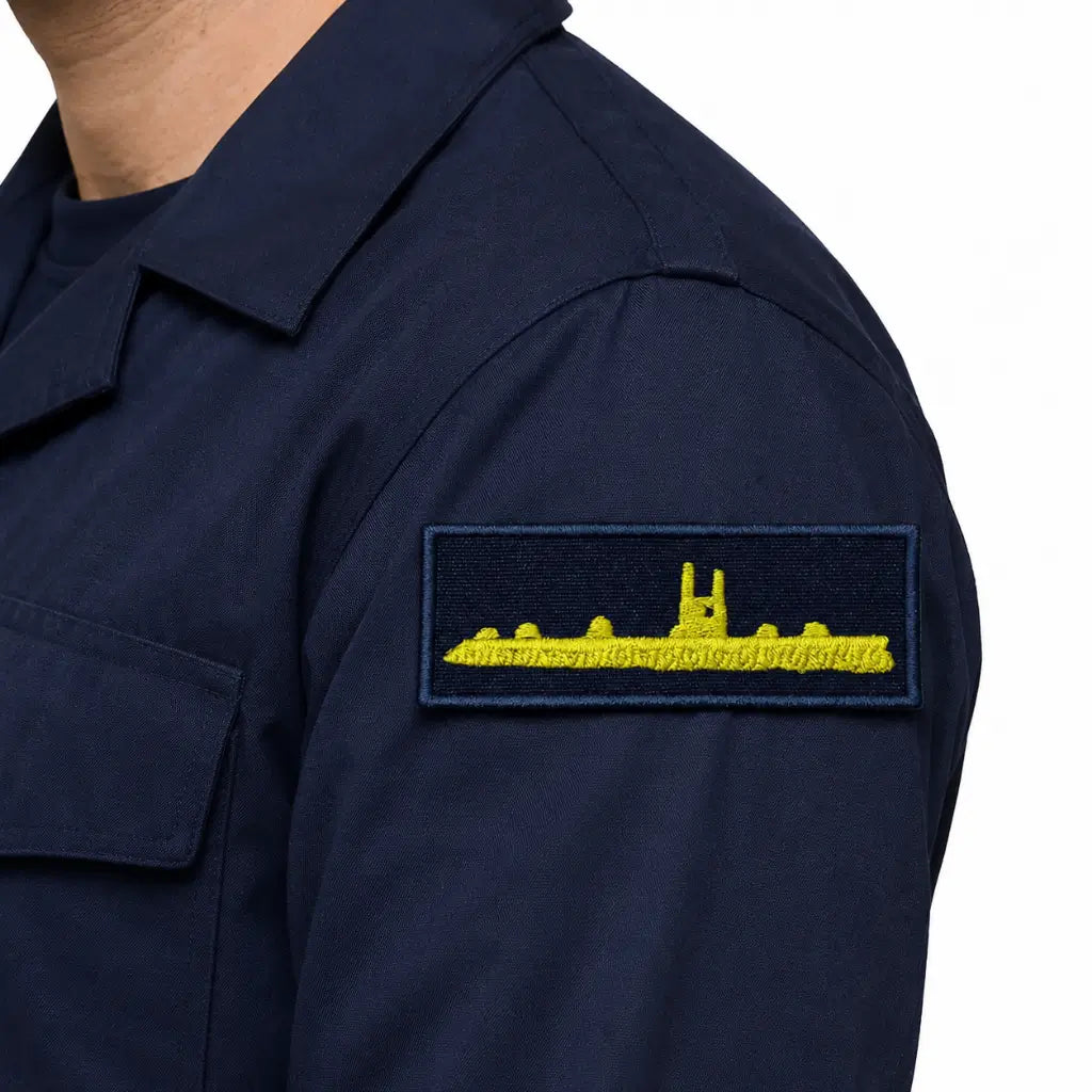 Breve Mb  Bordado Azul Submarinista Marinha do Brasil