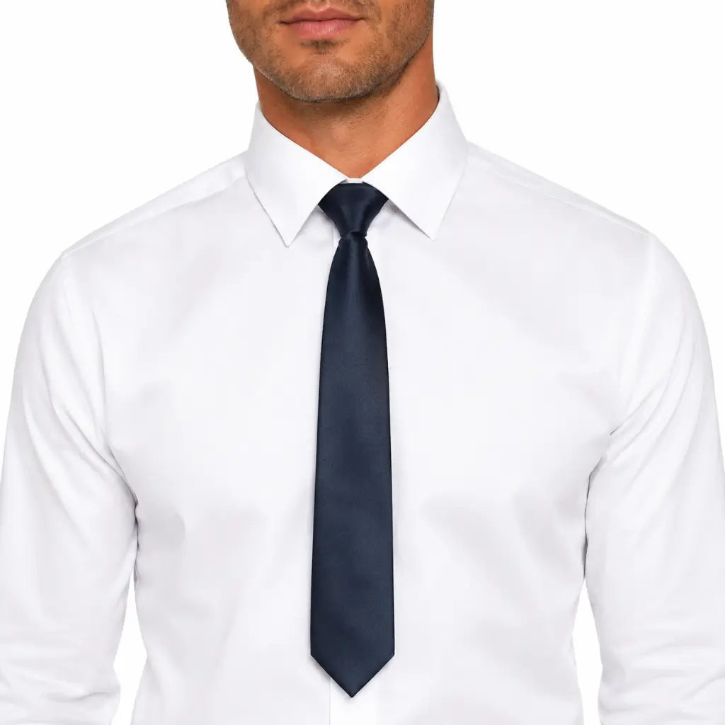Gravata Masculina Preta Vertical Nó