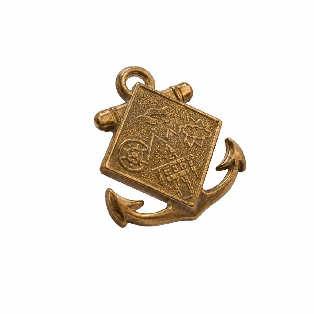Breve Metal Dourado Nbqr Marinha do Brasil