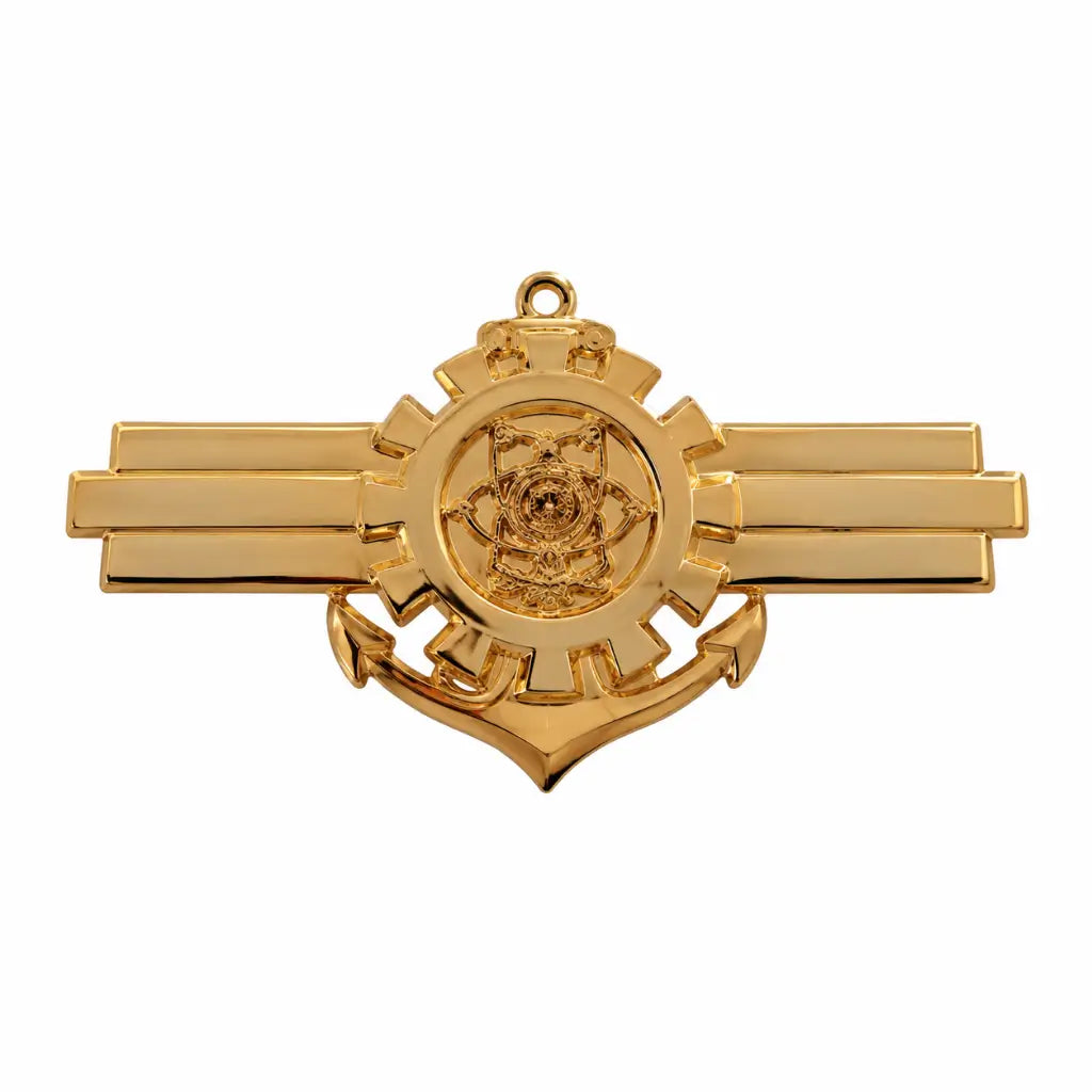 Breve Metal Dourado C-Qte Marinha do Brasil
