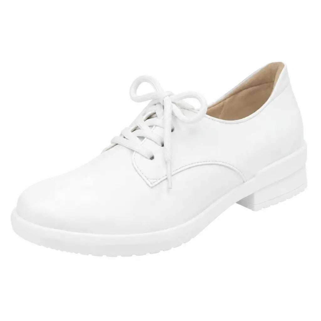 Sapato Feminino Branco Verniz