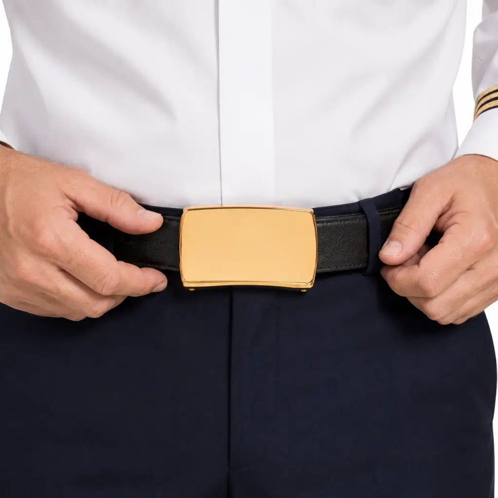 Fivela Latão Dourada Resinada Uniforme Marinha