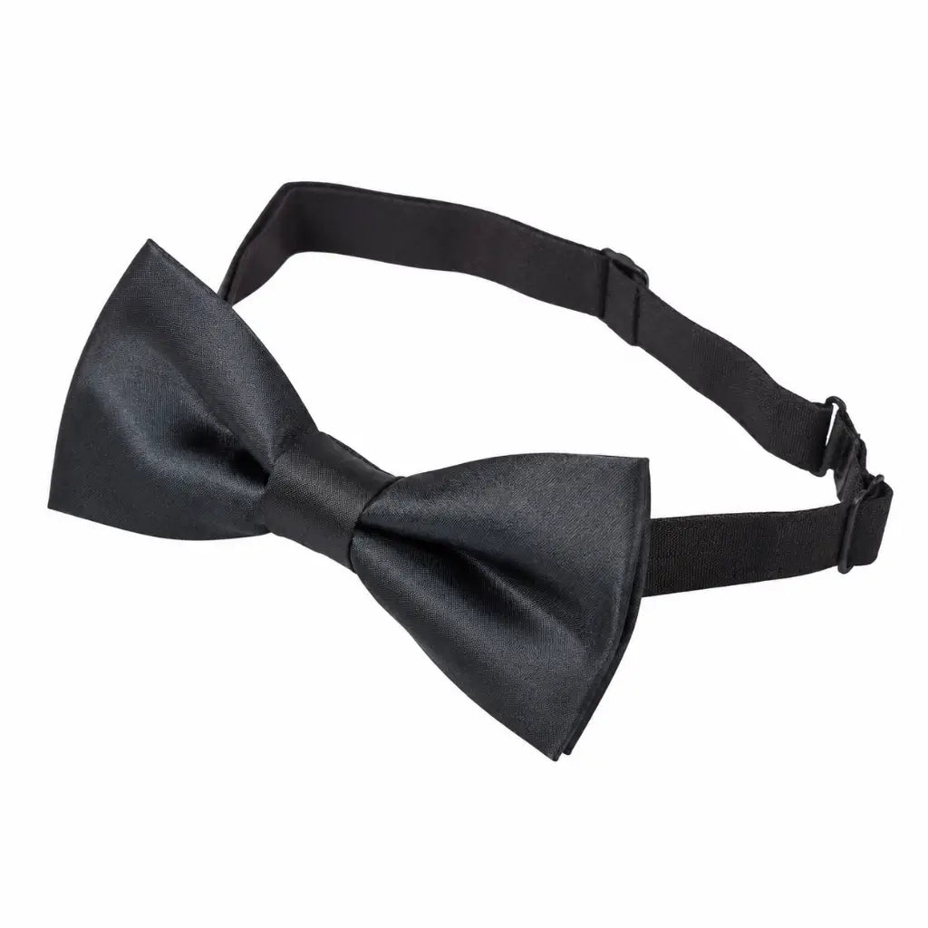 Gravata Masculina Preta Borboleta