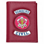 Carteira Bombeiro Civil Vermelha Expresso Militar em material sintético para uso profissional