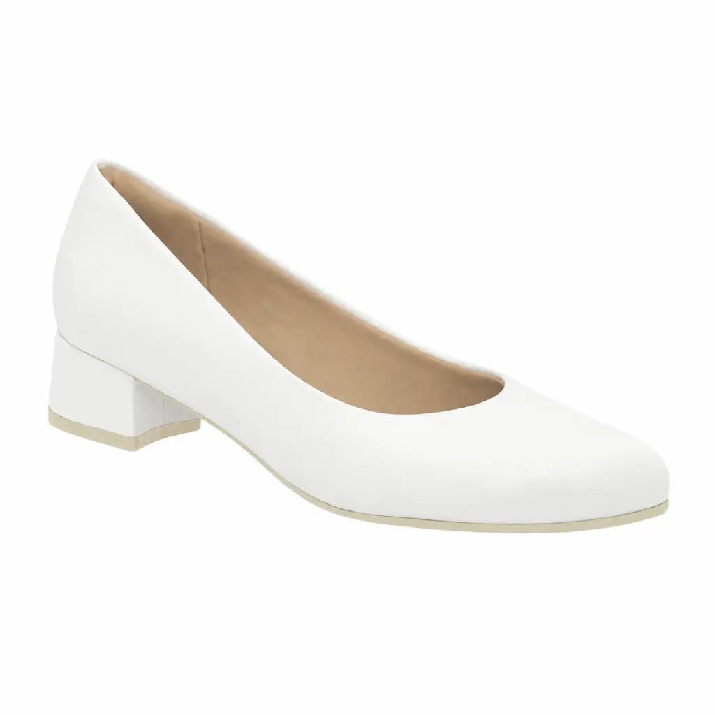 Scarpin Branco Baixo Piccadilly