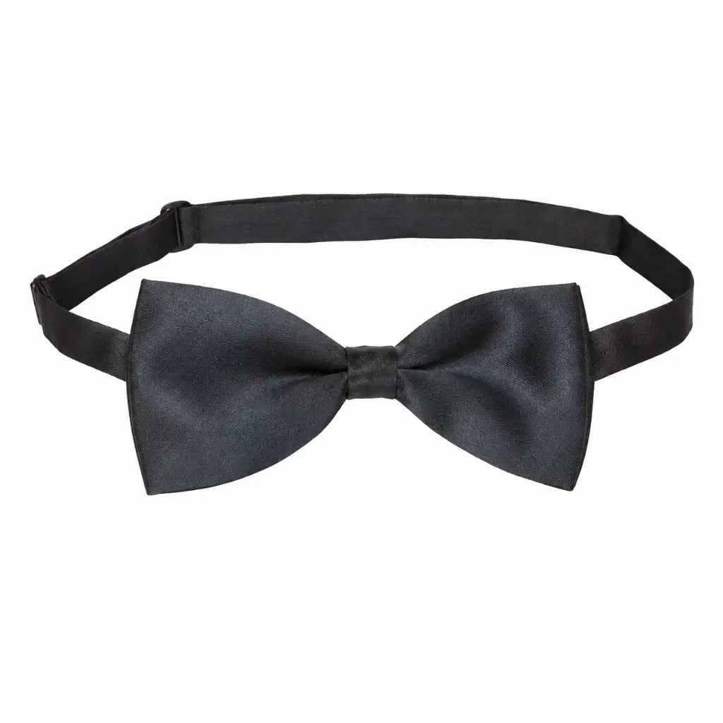 Gravata Masculina Preta Borboleta