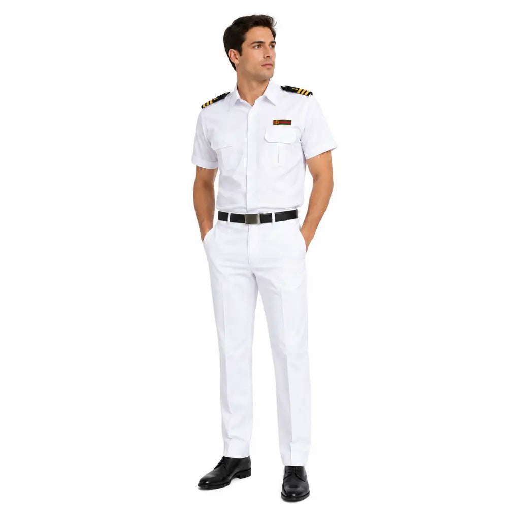Camisa Marinha Branca Oficial