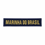 Tarjeta Bordada Azul Marinha Do Brasil