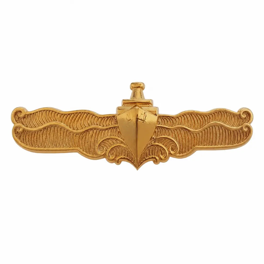 Breve Metal Dourado Superficie Marinha do Brasil