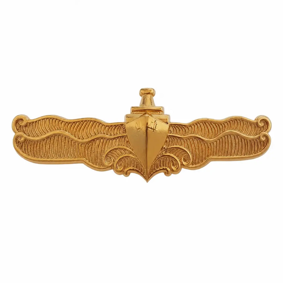 Breve Metal Dourado Superficie Marinha do Brasil