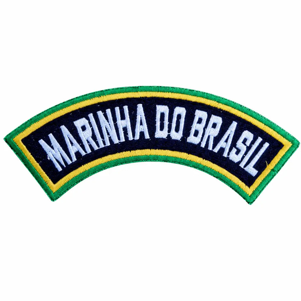 Listel Bordado Curvo Marinha Do Brasil