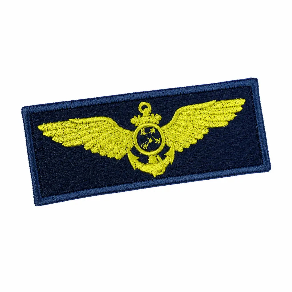 Breve Mb  Bordado Azul Aviação Naval Oficial Marinha do Brasil