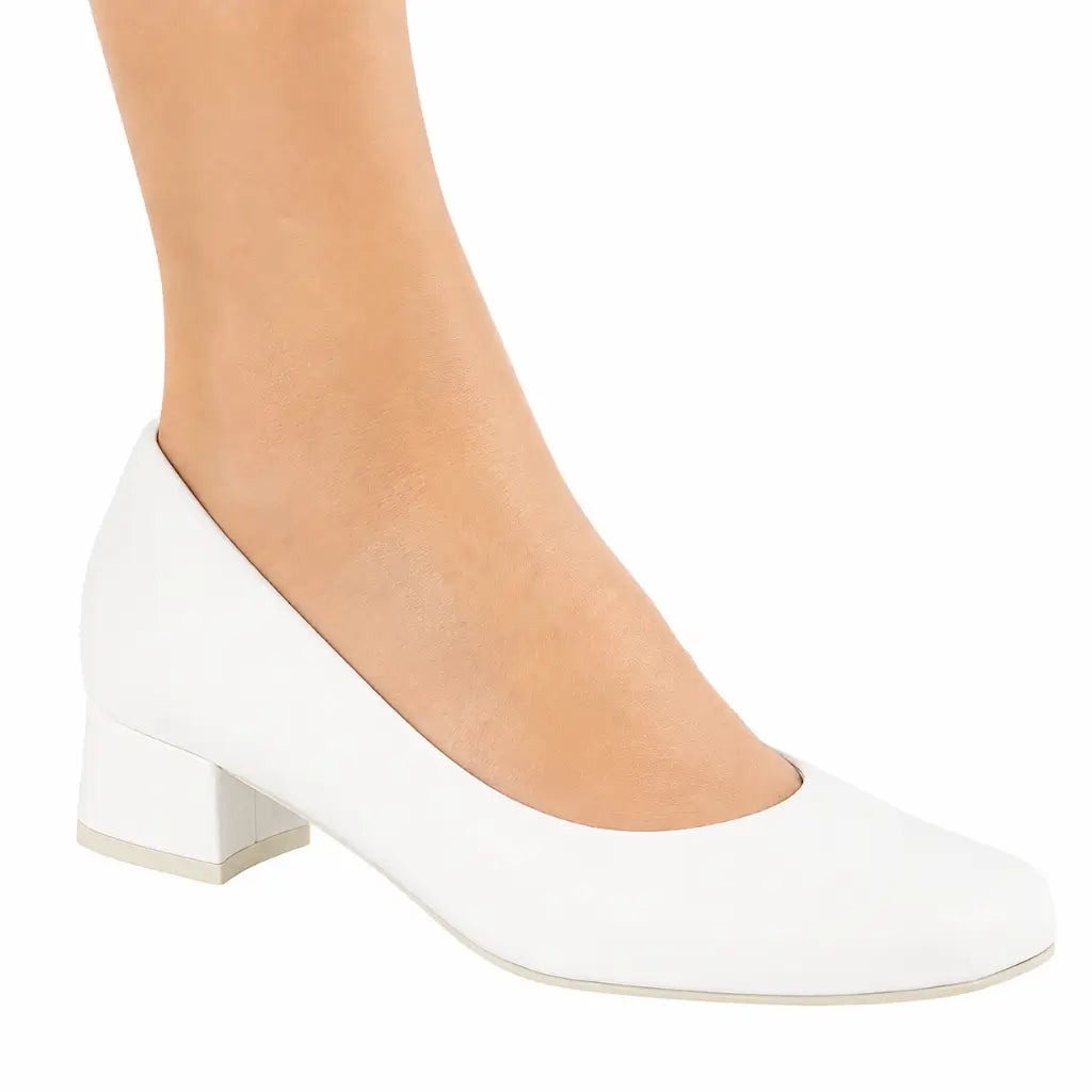 Scarpin Branco Baixo Piccadilly