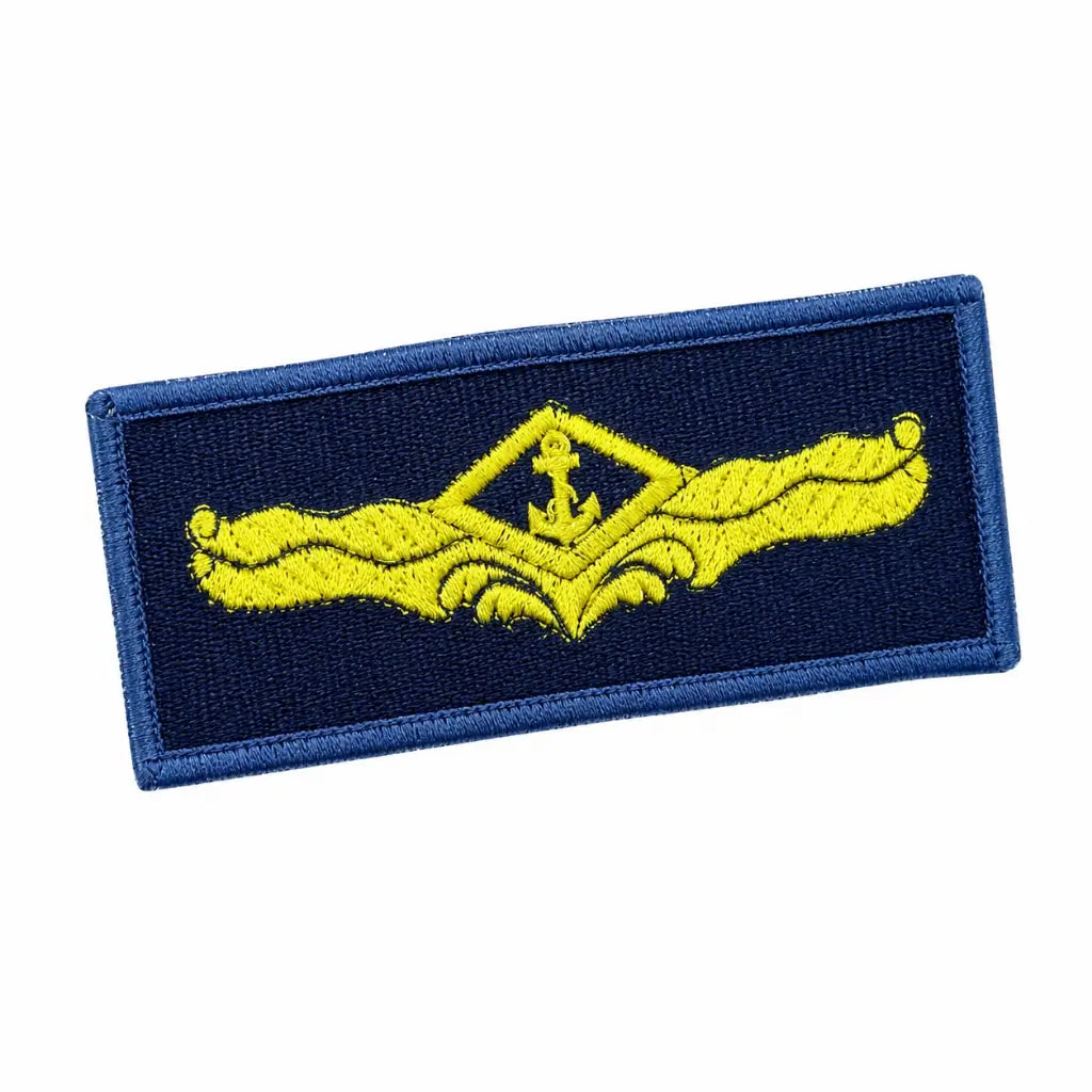 Breve Mb  Bordado Azul Aperf Auxiliar Armada Marinha do Brasil