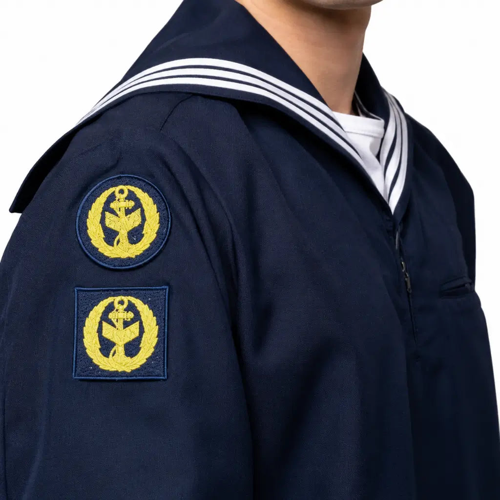 Breve Mb  Bordado Azul C-Asenso Marinha do Brasil