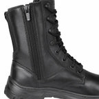 Bota Coturno Tcs Preto Zíper Ca33519 cano alto preta com zíper lateral e sola antiderrapante