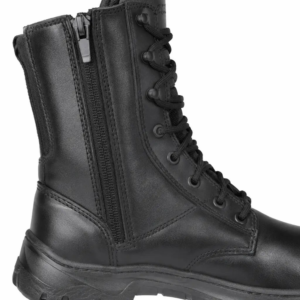 Bota Coturno Tcs Preto Zíper Ca33519 cano alto preta com zíper lateral e sola antiderrapante