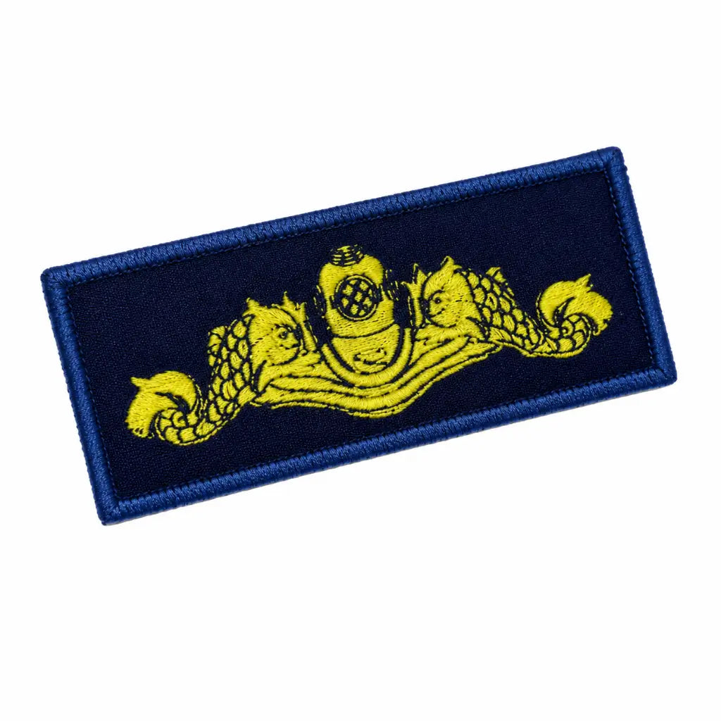 Breve Mb  Bordado Azul Escafandrista Marinha do Brasil