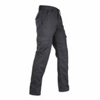 Calça Tática Poly Preta Safo cargo preta com bolsos e cintura ajustável
