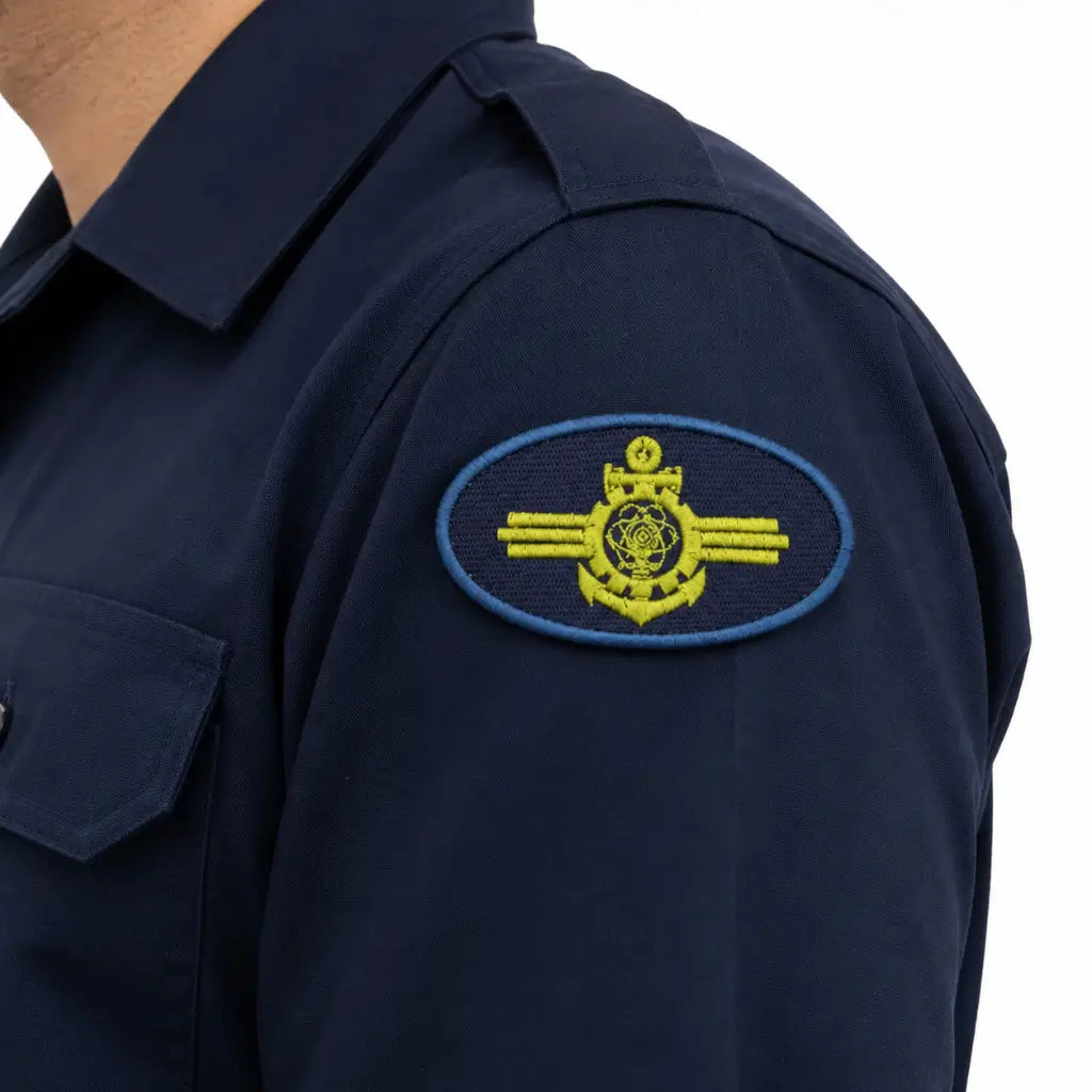 Breve Mb  Bordado Azul C-Qte Marinha do Brasil