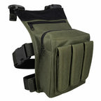 Bornal Verde Porta Carregador Triplo verde-oliva mochila tática com bolso frontal zíper e três bolsos frontais