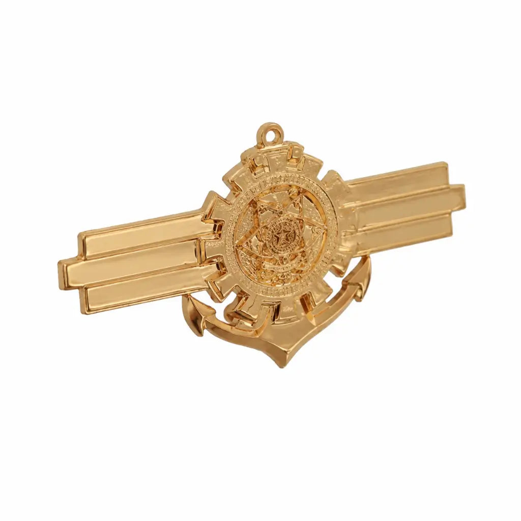 Breve Metal Dourado C-Qte Marinha do Brasil