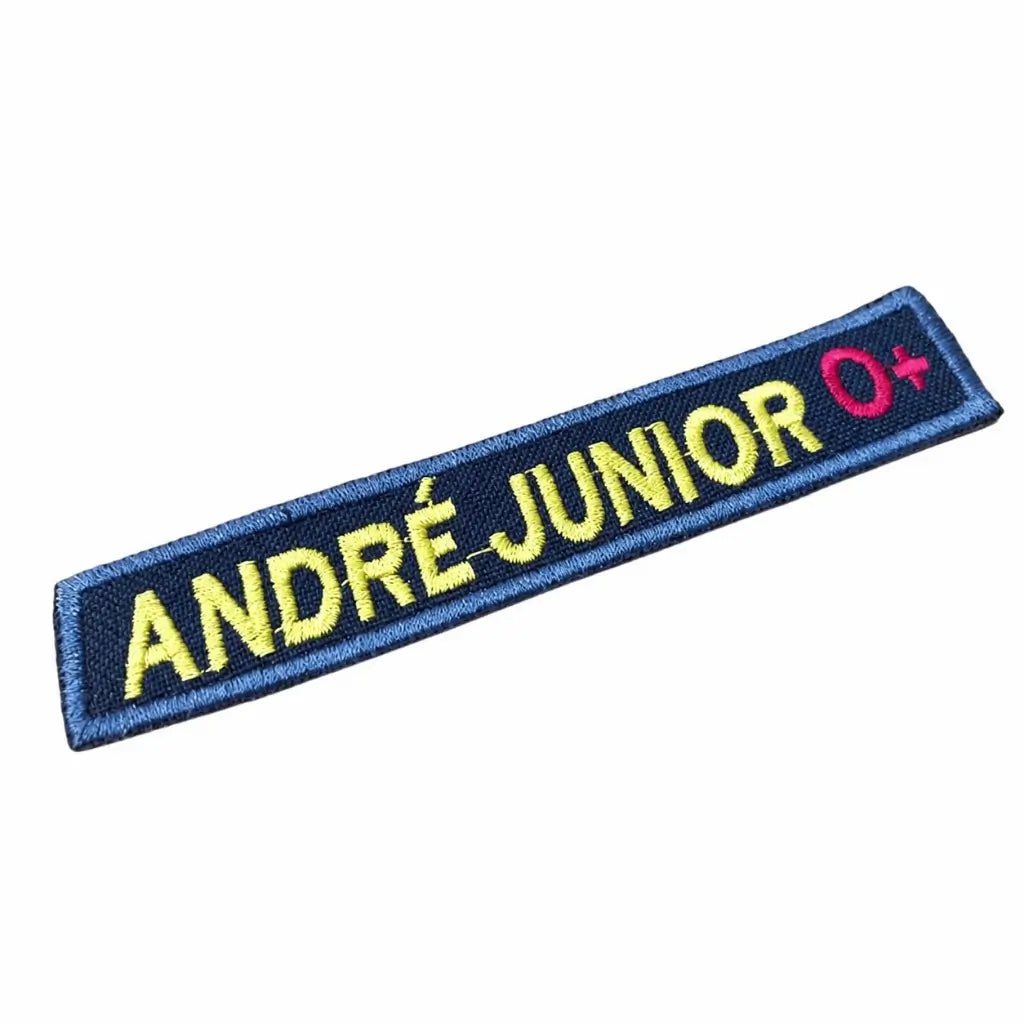 Tarjeta Nome Bordada Op3/Op1 Marinha