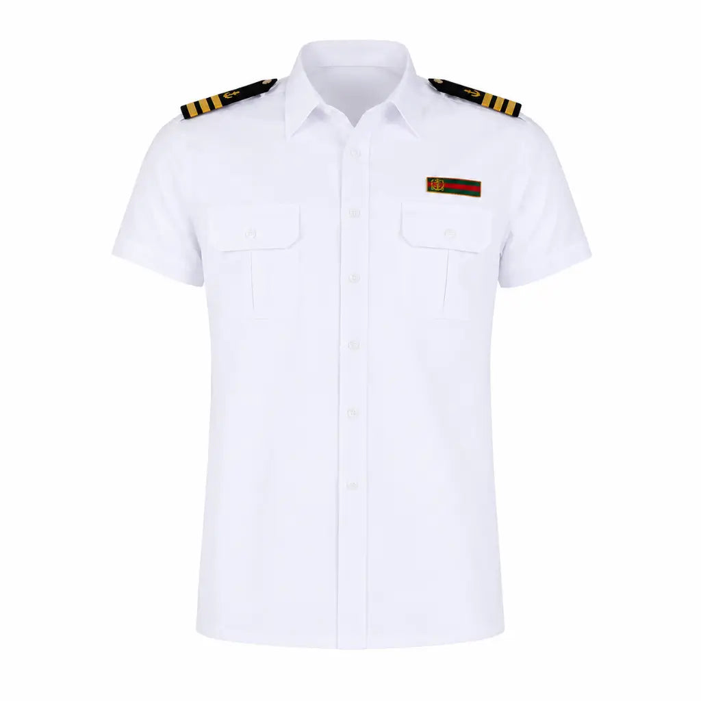 Camisa Marinha Branca Oficial