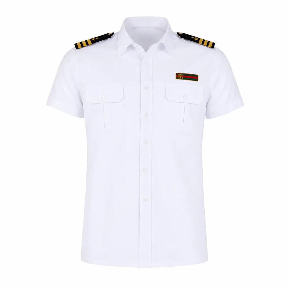 Camisa Marinha Branca Oficial