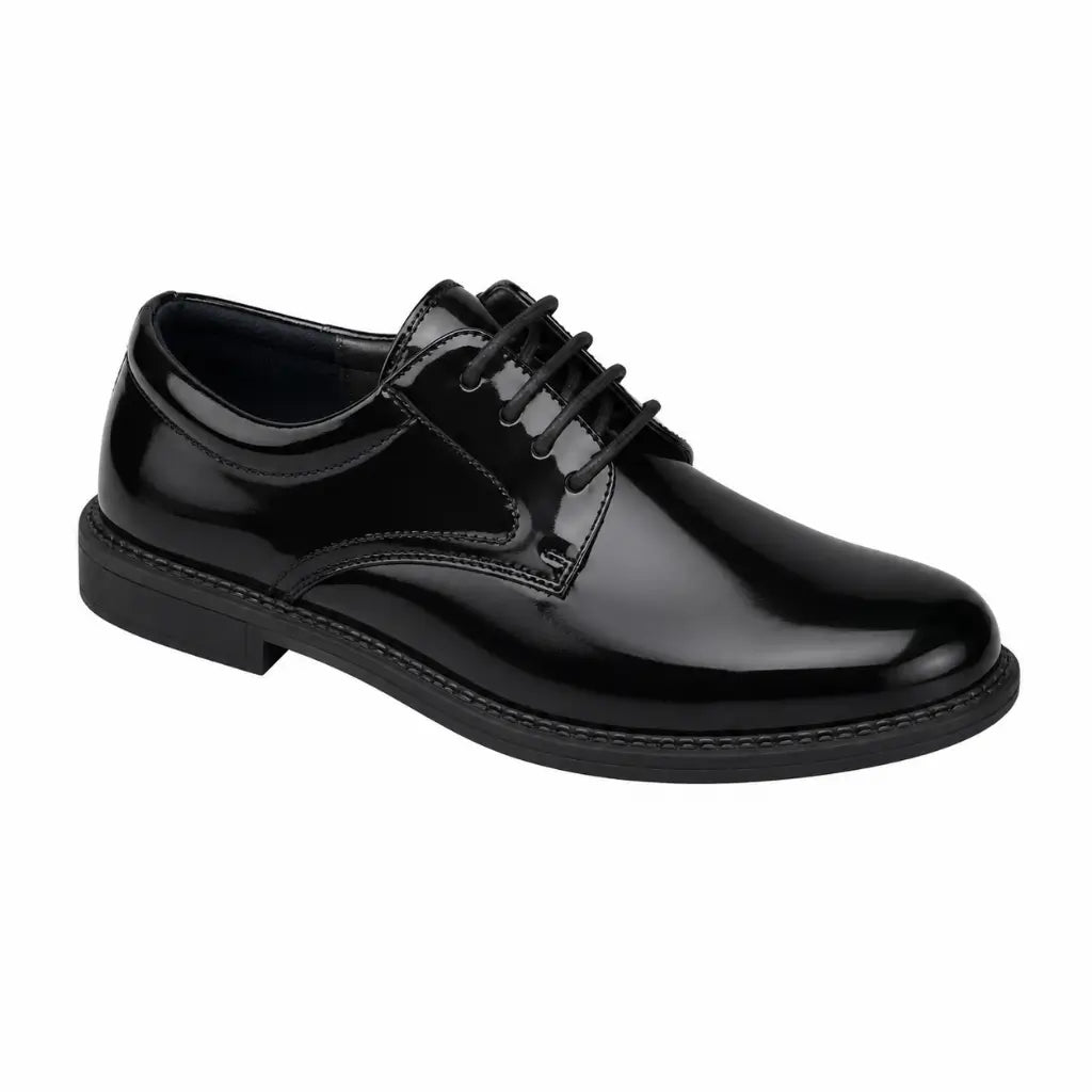 Sapato Patriota Verniz Preto Marinha