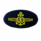 Breve Mb  Bordado Azul Técnico Ensino Marinha do Brasil