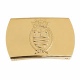 Fivela Latão Dourada Policlínica Naval Uniforme Marinha