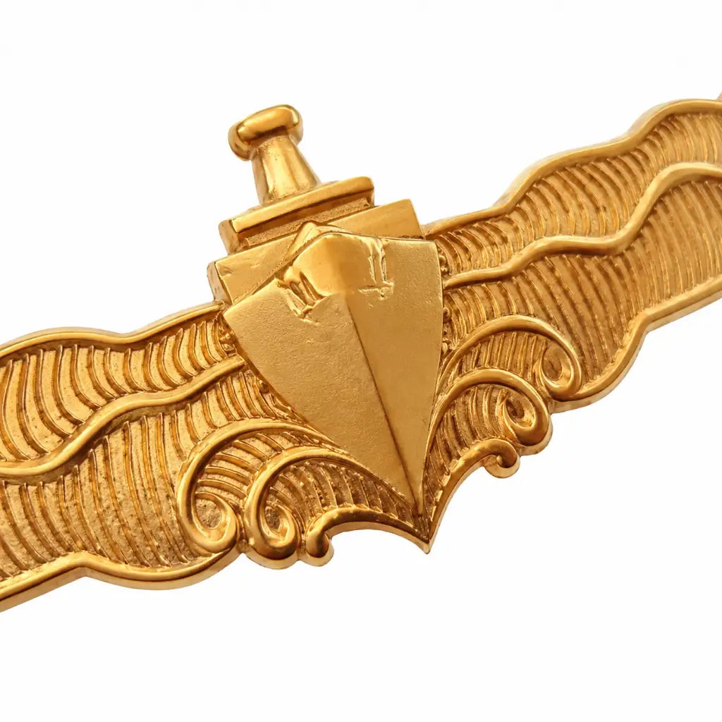 Breve Metal Dourado Superficie Marinha do Brasil