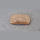 FIVELA LATÃO DOURADA CISNE BRANCO