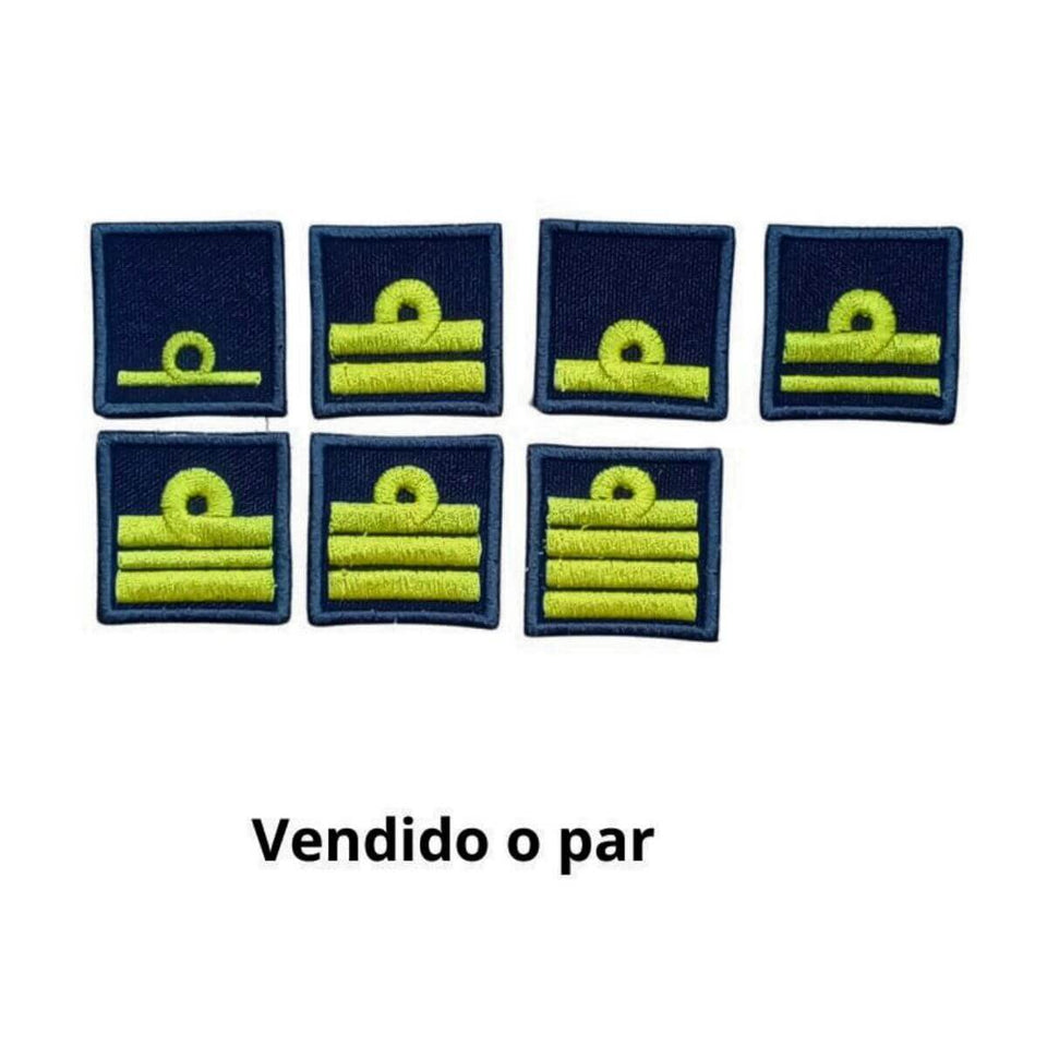 INSÍGNIA BORDADA OP3 OFCIAIS DA ARMADA - Expresso Militar