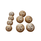 JOGO BOTÕES DOURADOS DÓLMÃ MASCULINO - Expresso Militar