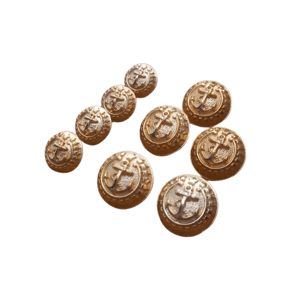 JOGO BOTÕES DOURADOS DÓLMÃ MASCULINO - Expresso Militar