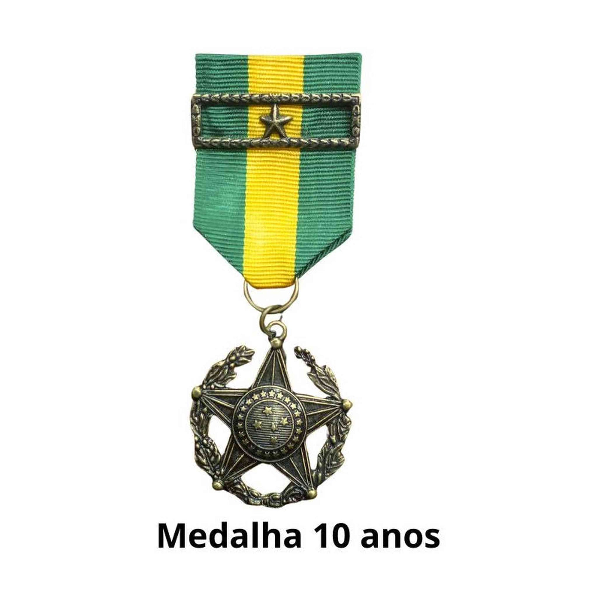 MEDALHA 10 ANOS TEMPO SERVIÇO - Expresso Militar