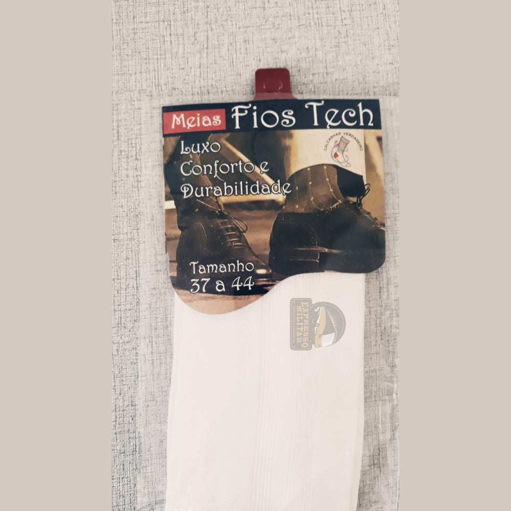 MEIA SOCIAL BRANCA - Expresso Militar