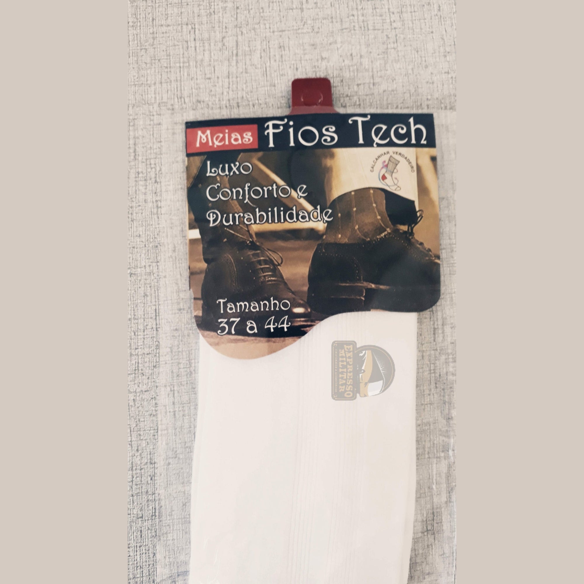 MEIA SOCIAL BRANCA - Expresso Militar