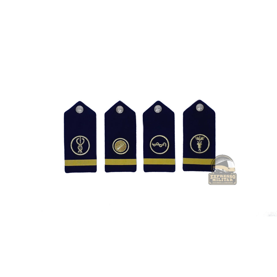 PLATINA DE OMBRO MB 2 TENENTE RM2 - Expresso Militar