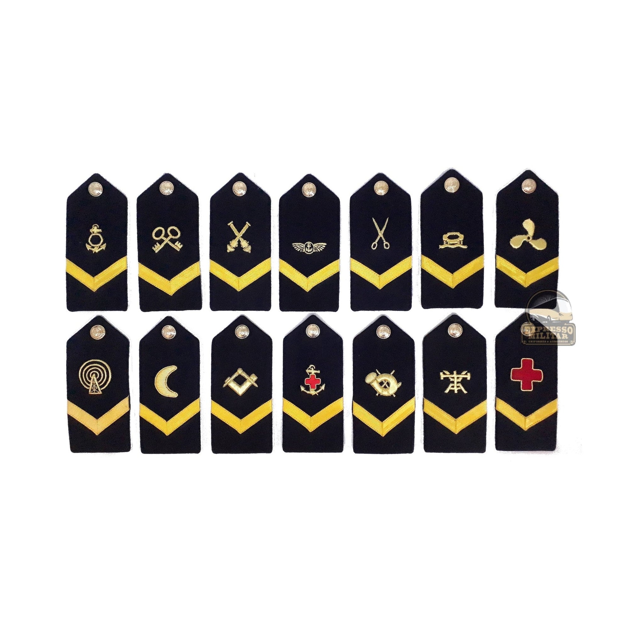 PLATINA DE OMBRO MB SUB OFICIAL - Expresso Militar