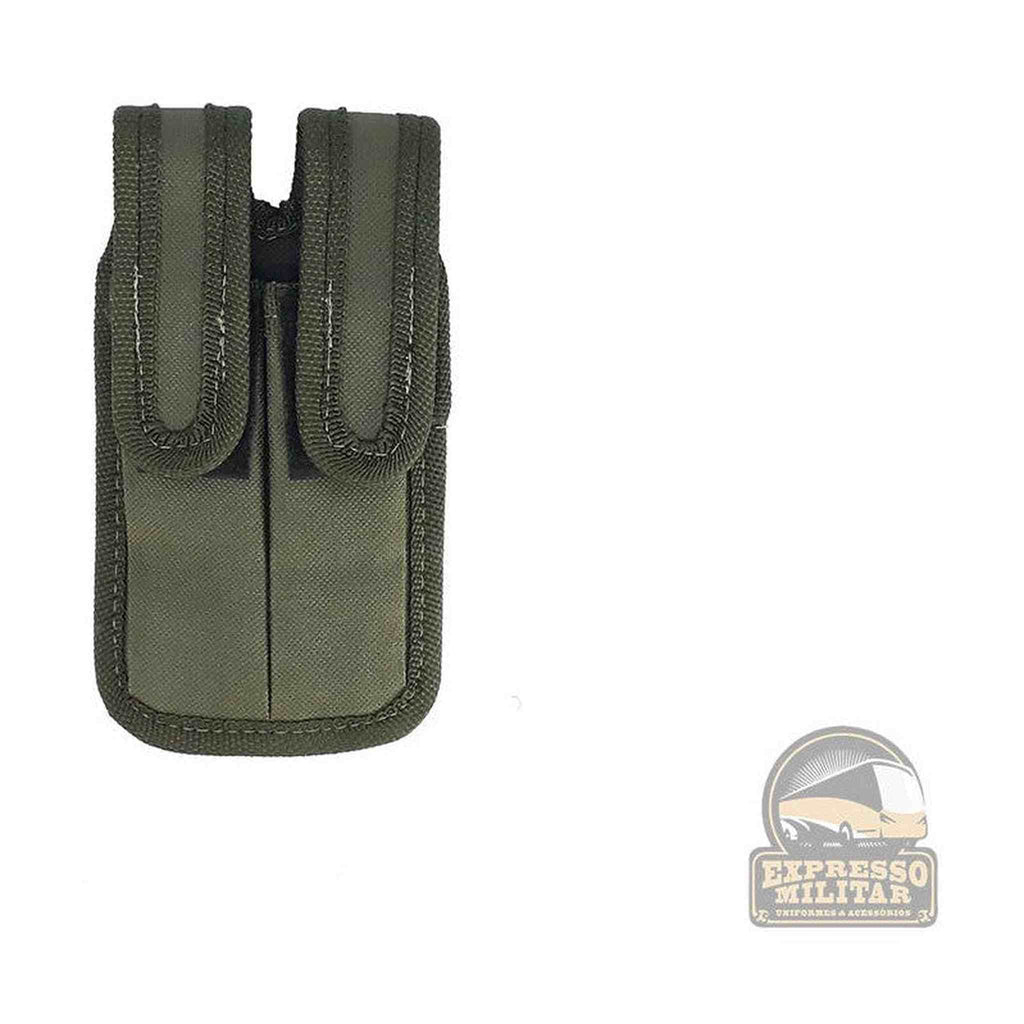 PORTA CARREG PISTOLA NYLON VO DUPLO (VELCRO) - Expresso Militar
