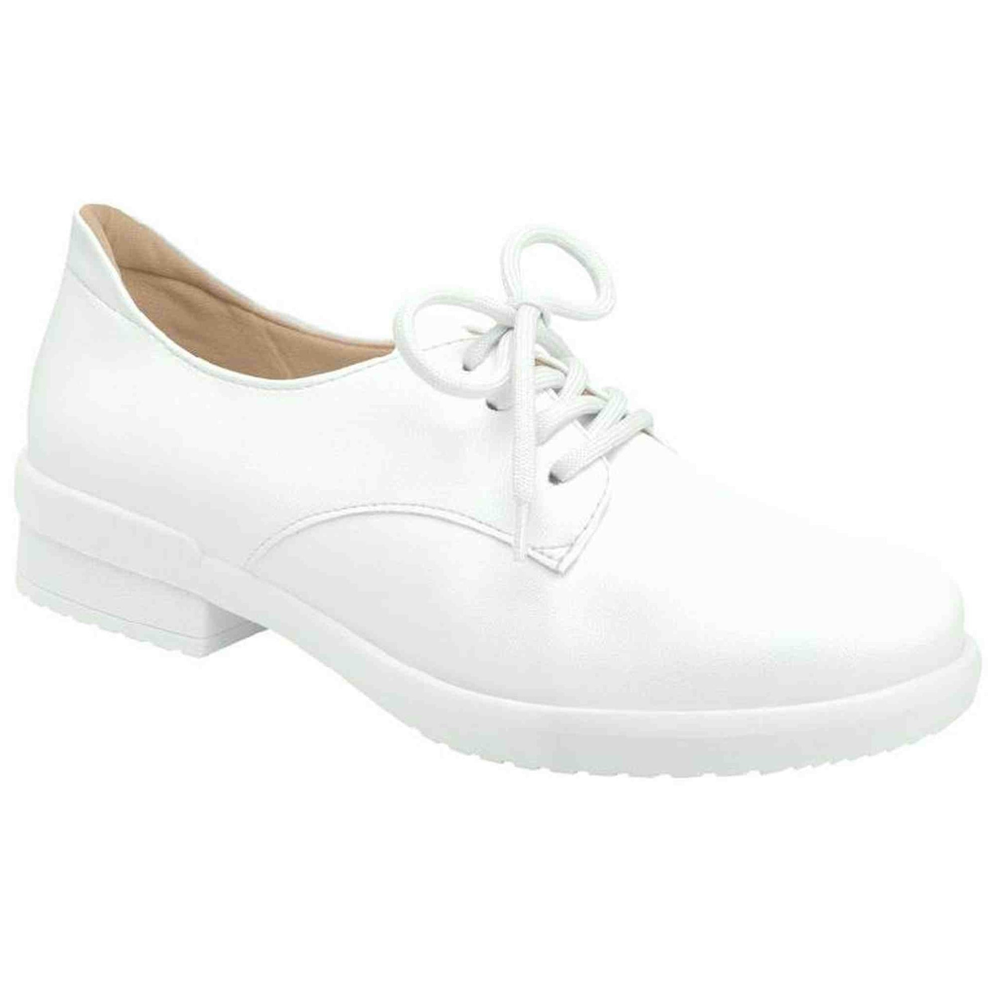 SAPATO FEMININO BRANCO VERNIZ - Expresso Militar