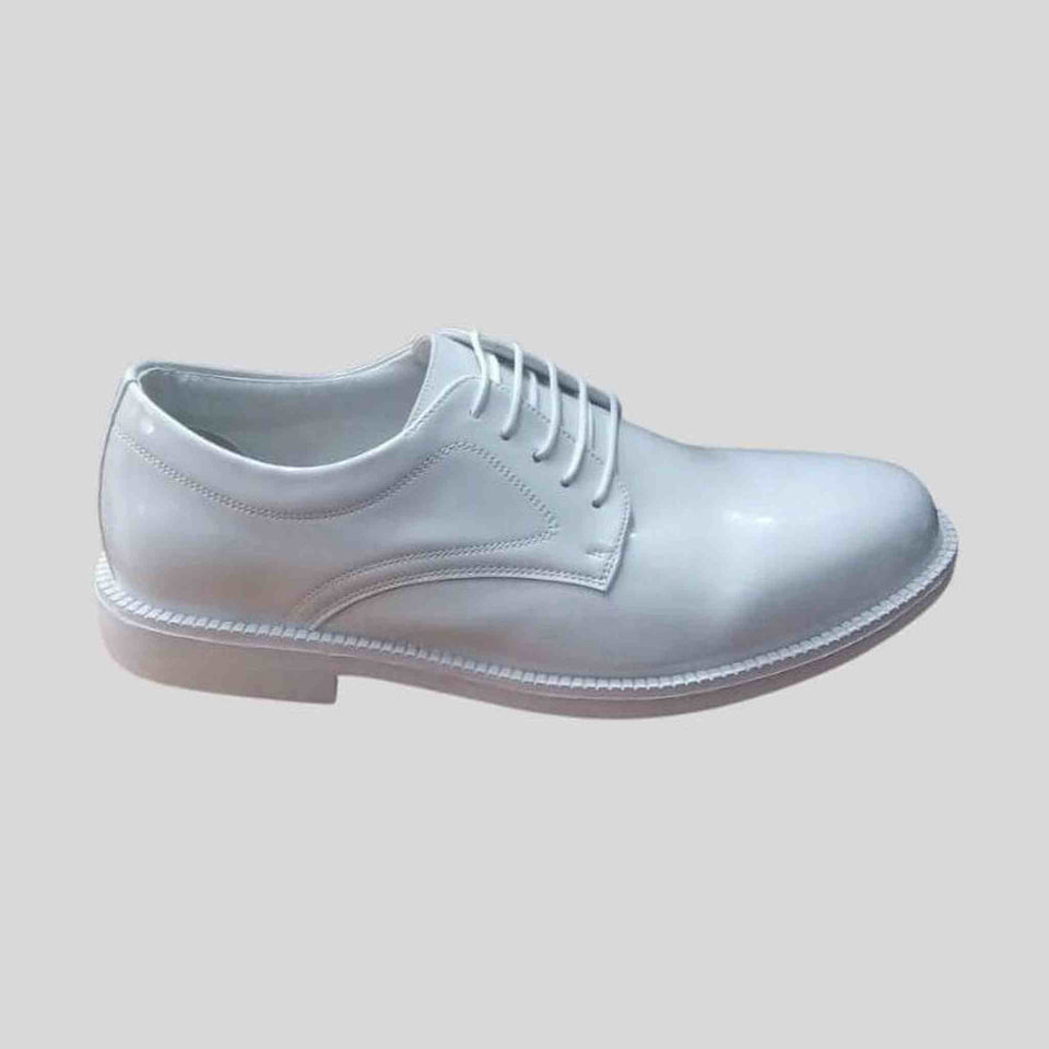 SAPATO PATRIOTA VERNIZ BRANCO MARINHA - Expresso Militar